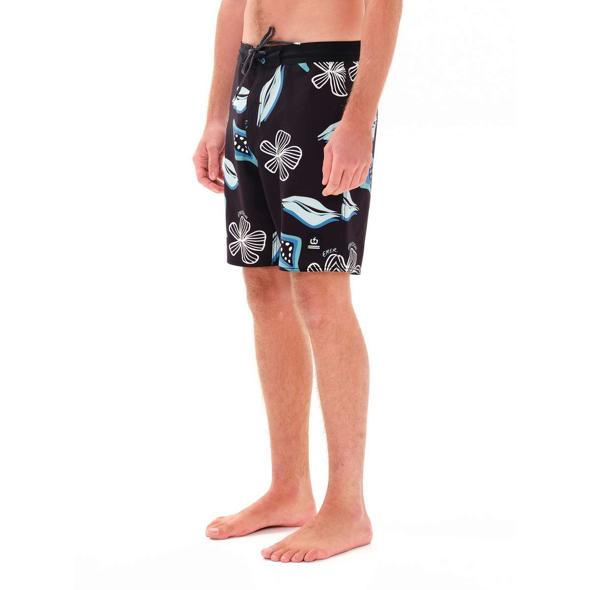 EMERSON MEN΄S REGULAR FIT POLYESTER BOARDSHORTS 49cm BLACK