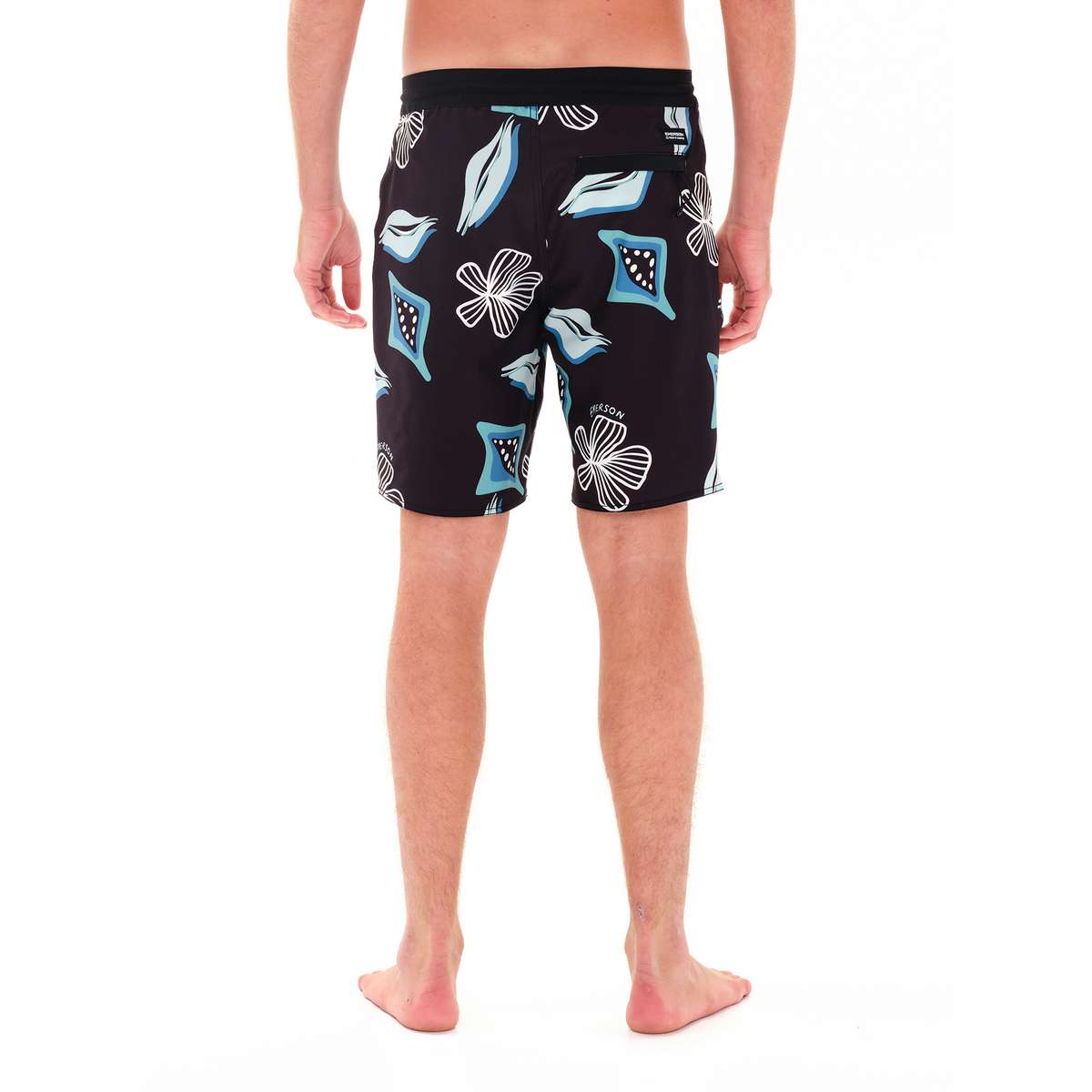 EMERSON MEN΄S REGULAR FIT POLYESTER BOARDSHORTS 49cm BLACK