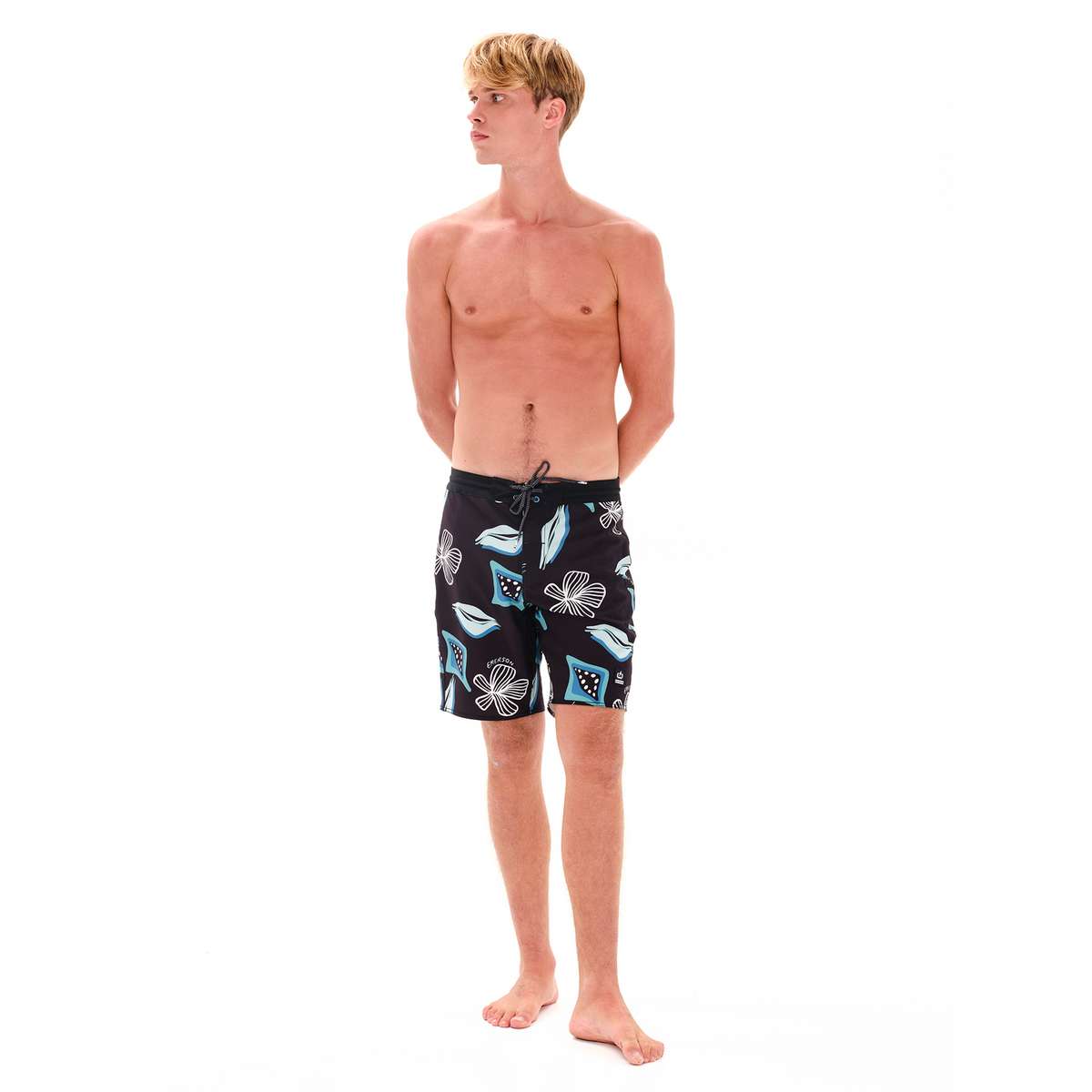 EMERSON MEN΄S REGULAR FIT POLYESTER BOARDSHORTS 49cm BLACK