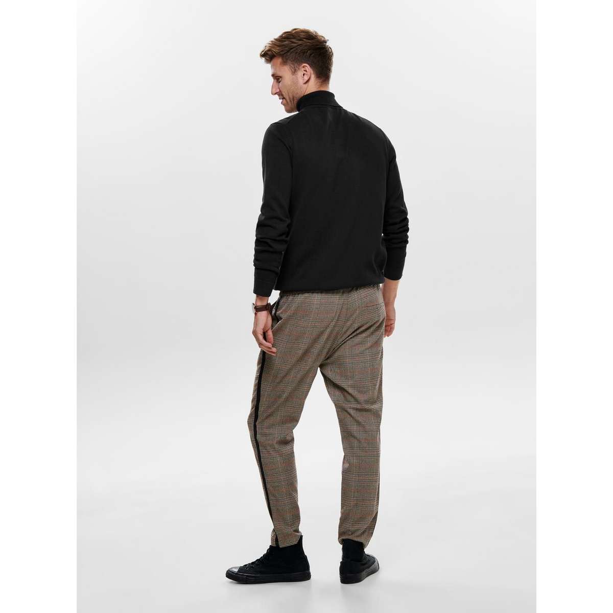 ONLY & SONS MEN΄S REGULAR FIT ALEX COTTON KNIT 22014750 BLACK