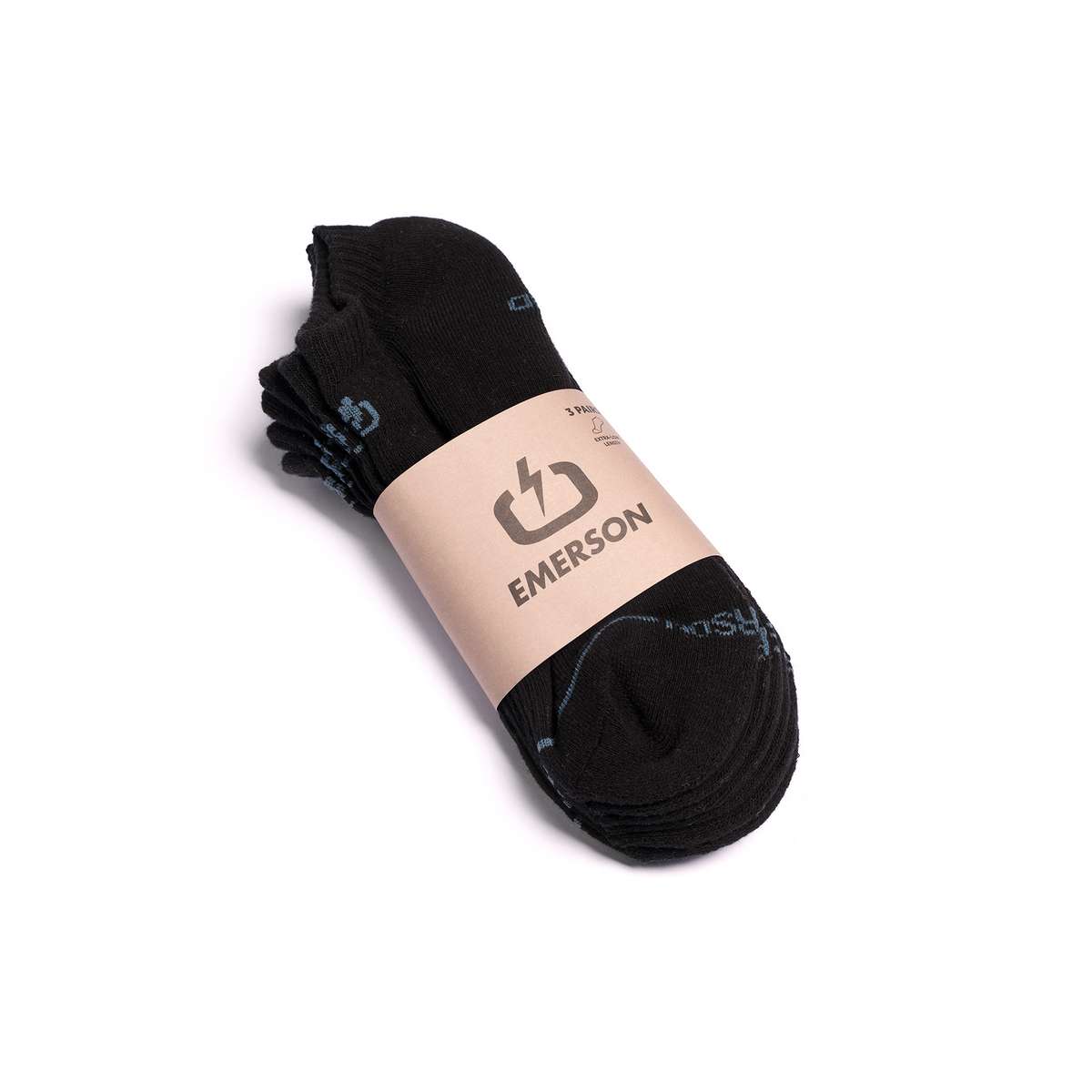 EMERSON ΚΛΑΣΙΚΕΣ ΧΑΜΗΛΕΣ ΚΑΛΤΣΕΣ UNISEX COTTON 241.EU08.41 BLACK