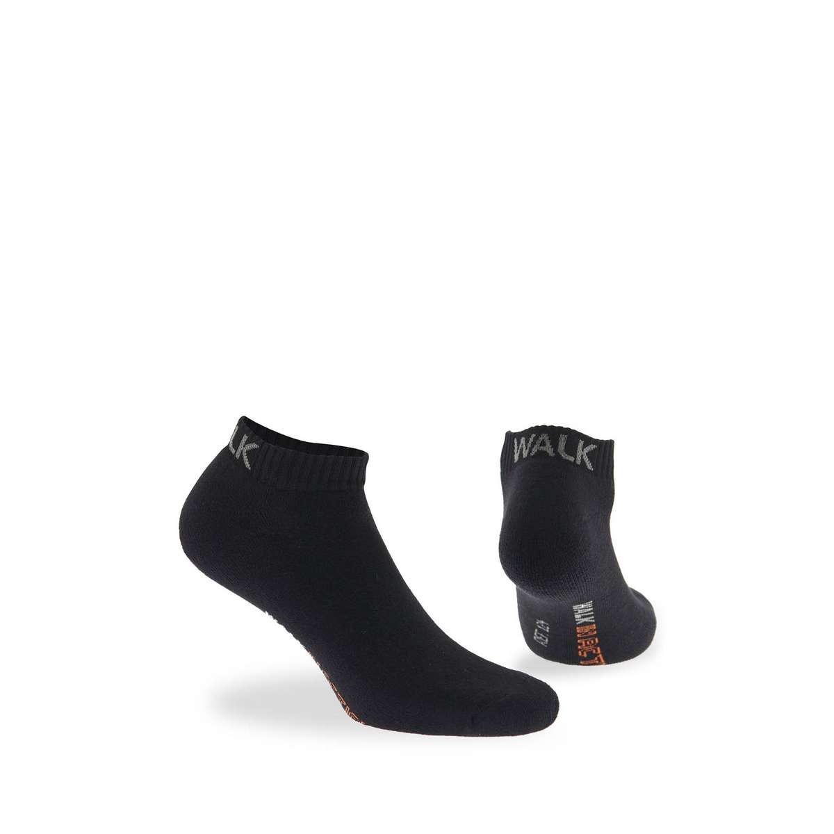WALK MEN΄S COTTON LOW CUT SPORTS SOCKS BLACK W124_02
