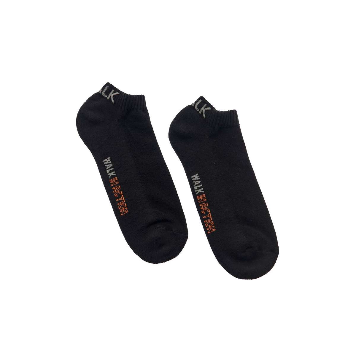 WALK MEN΄S COTTON LOW CUT SPORTS SOCKS BLACK W124_02