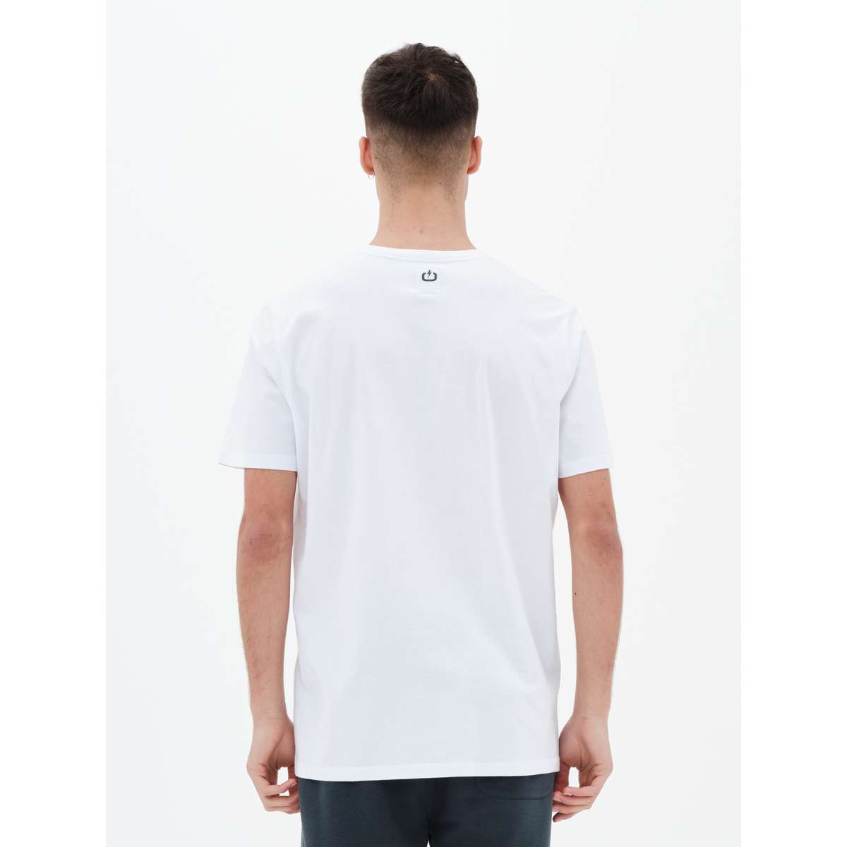 EMERSON MEN΄S REGULAR FIT COTTON ΄PROTECT OUR OCEANS΄ T-SHIRT 221.EM33.19-WHITE