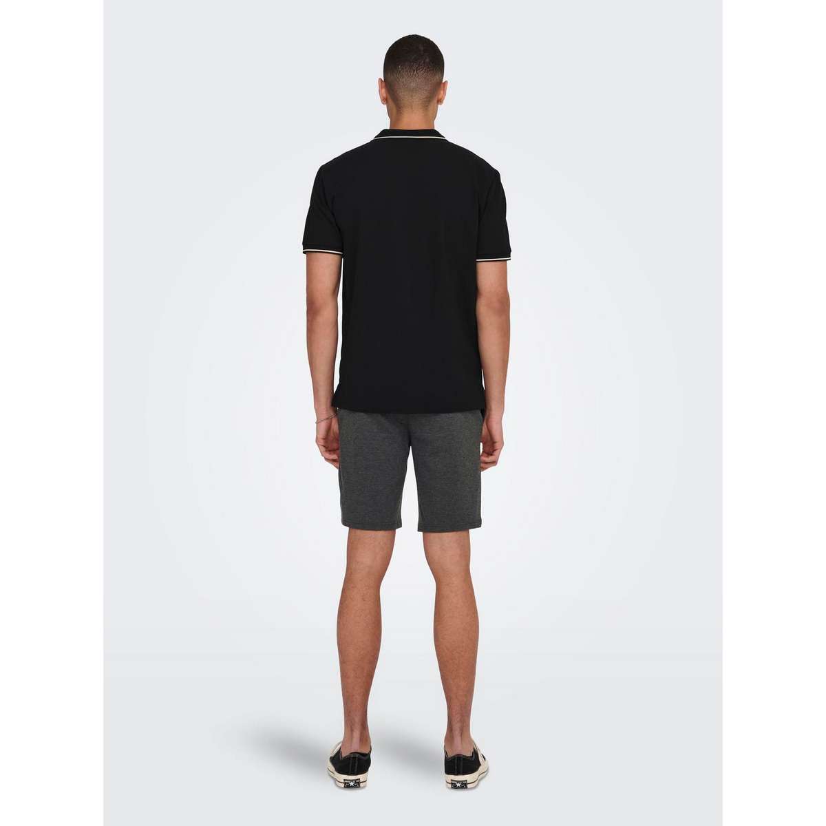 ONLY & SONS MEN΄S REGULAR FIT COTTON POLO-SHIRT 22024827 BLACK