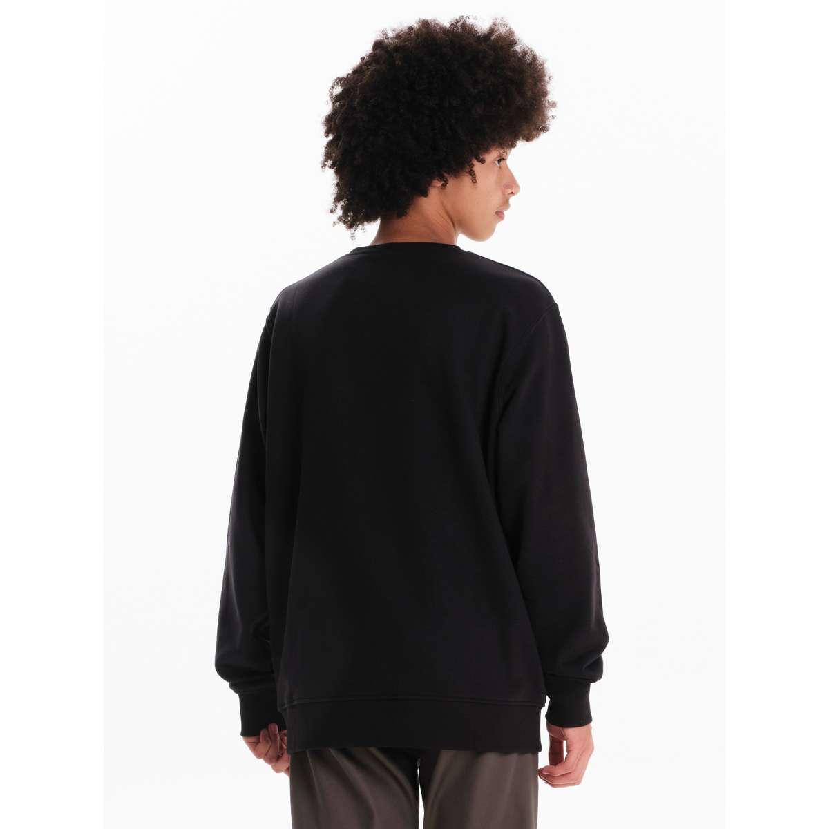 EMERSON MEN’S REGULAR FIT COTTON CLASSIC CREW NECK BLACK