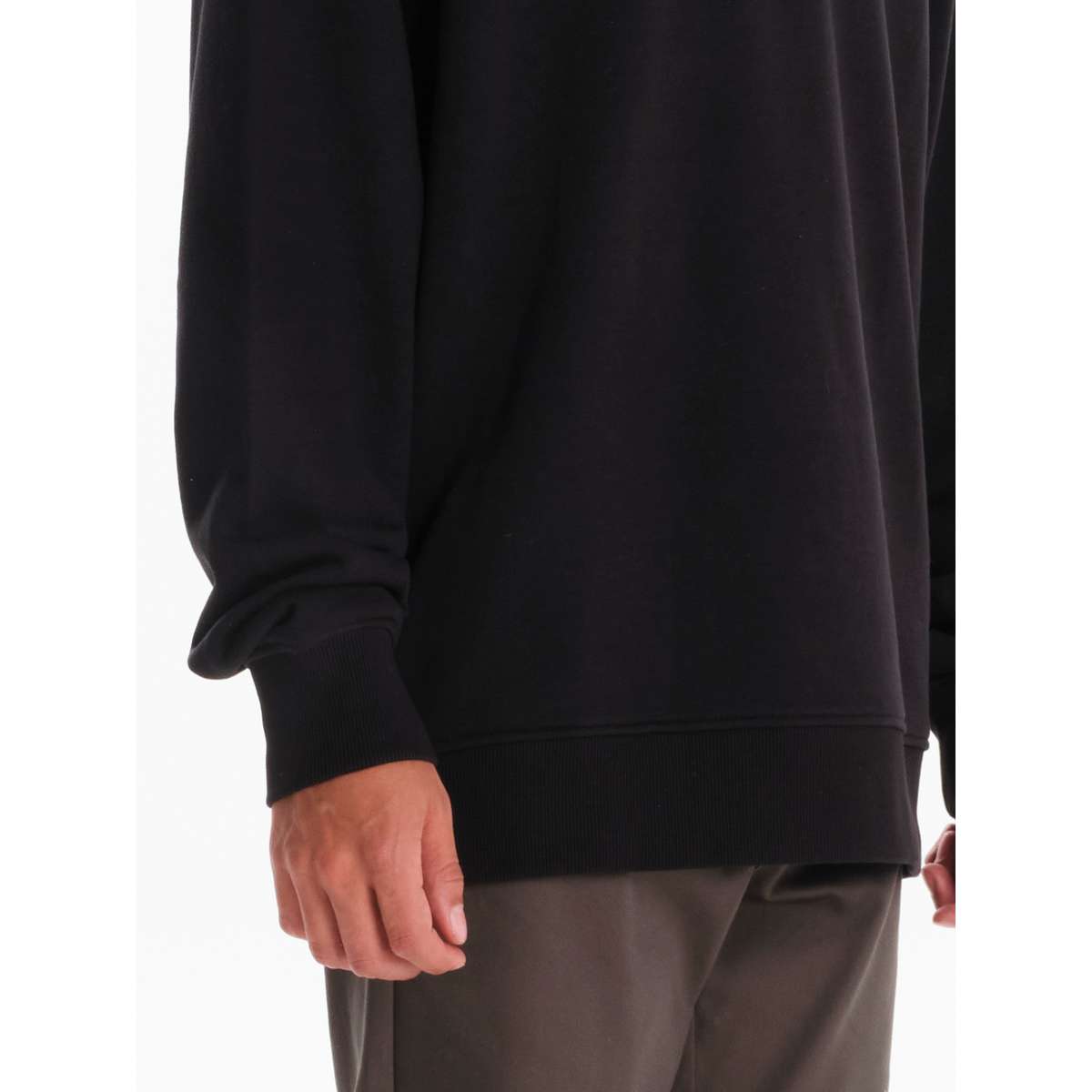 EMERSON MEN’S REGULAR FIT COTTON CLASSIC CREW NECK BLACK