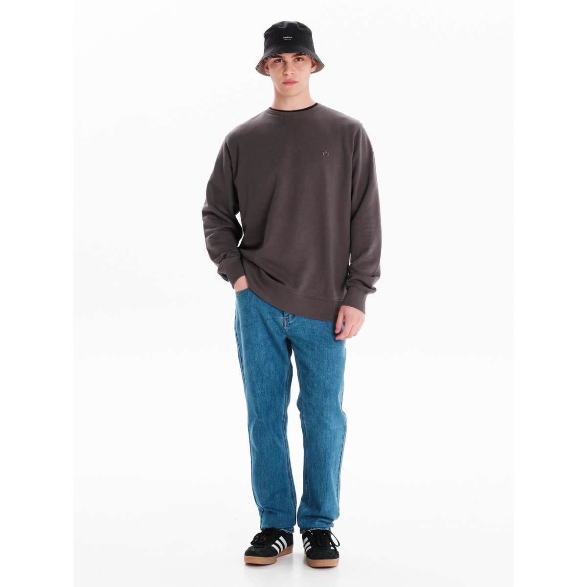 EMERSON MEN΄S REGULAR FIT COTTON SWEATSHIRTS 242.EM20.97 PINE GREEN