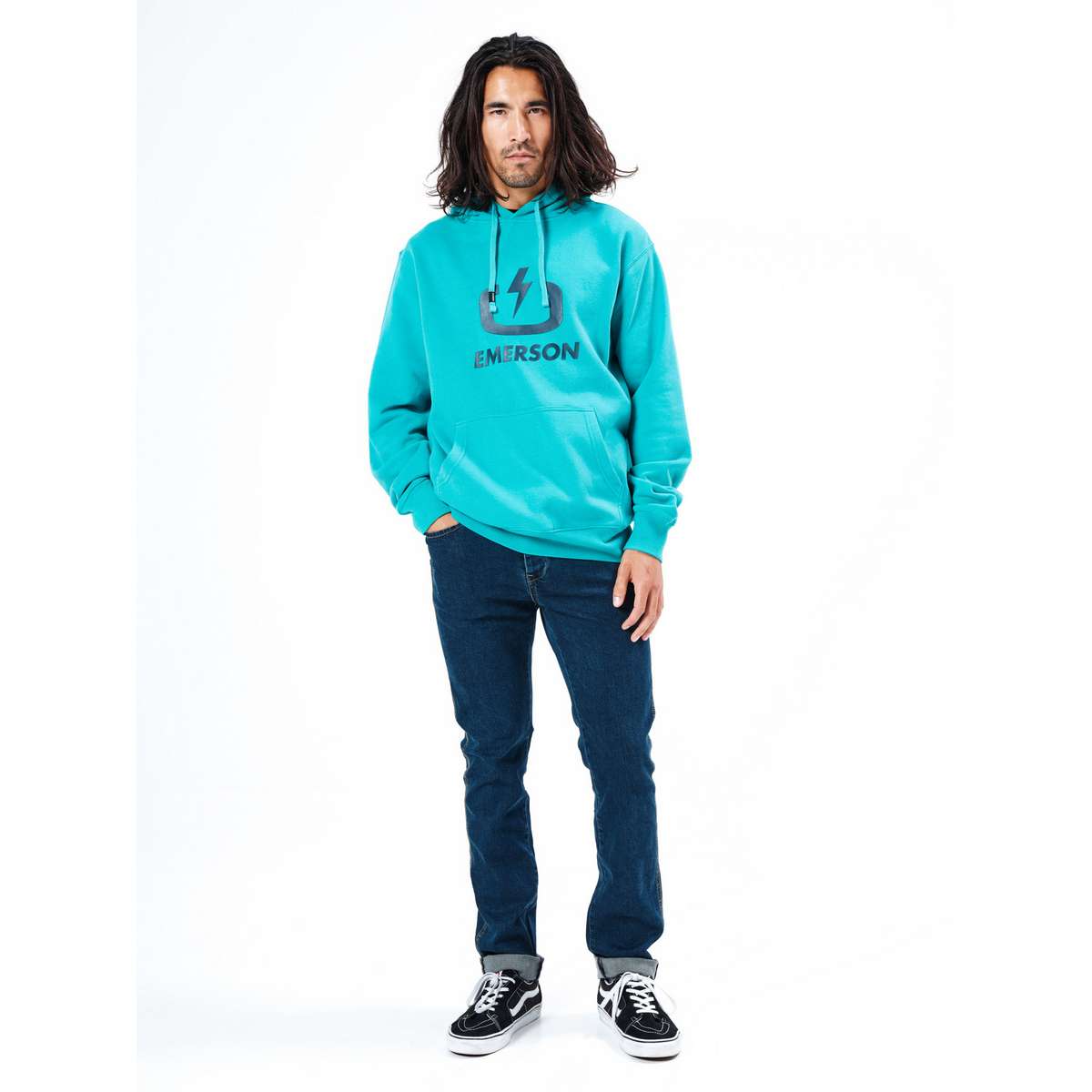 EMERSON MEN΄S REGULAR FIT COTTON STRETCH DENIM PANTS 232.EM44.197A BLUE