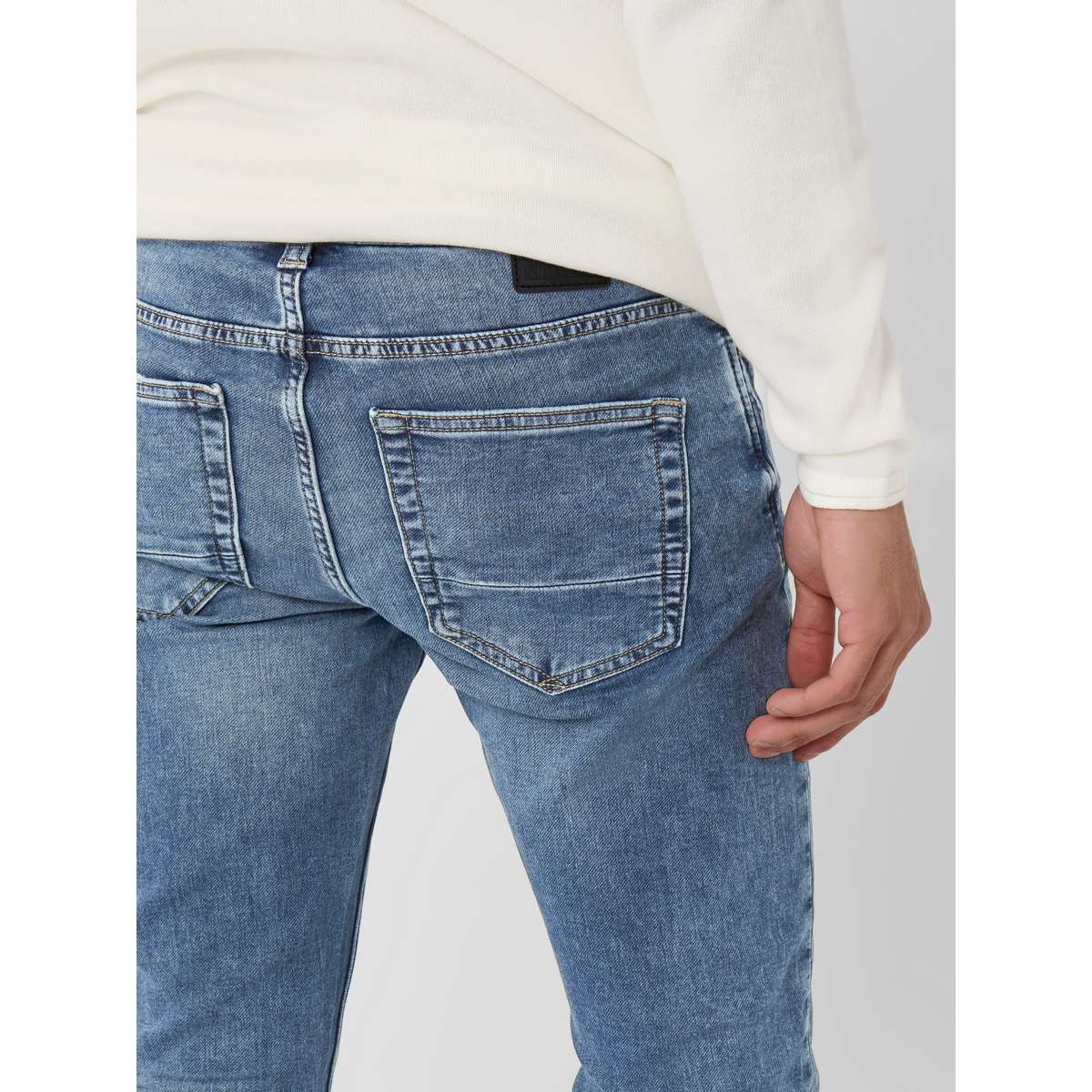 ONLY & SONS MEN΄S LOOM SLIM FIT COTTON JEANS 22018653 BLUE DENIM