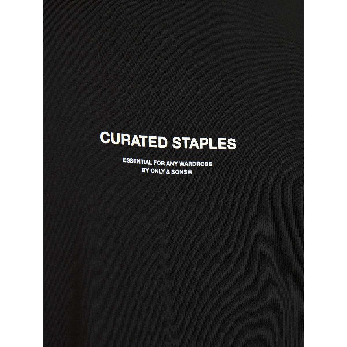 ONLY & SONS MEN΄S RELAXED FIT COTTON T-SHIRT 22030925 BLACK