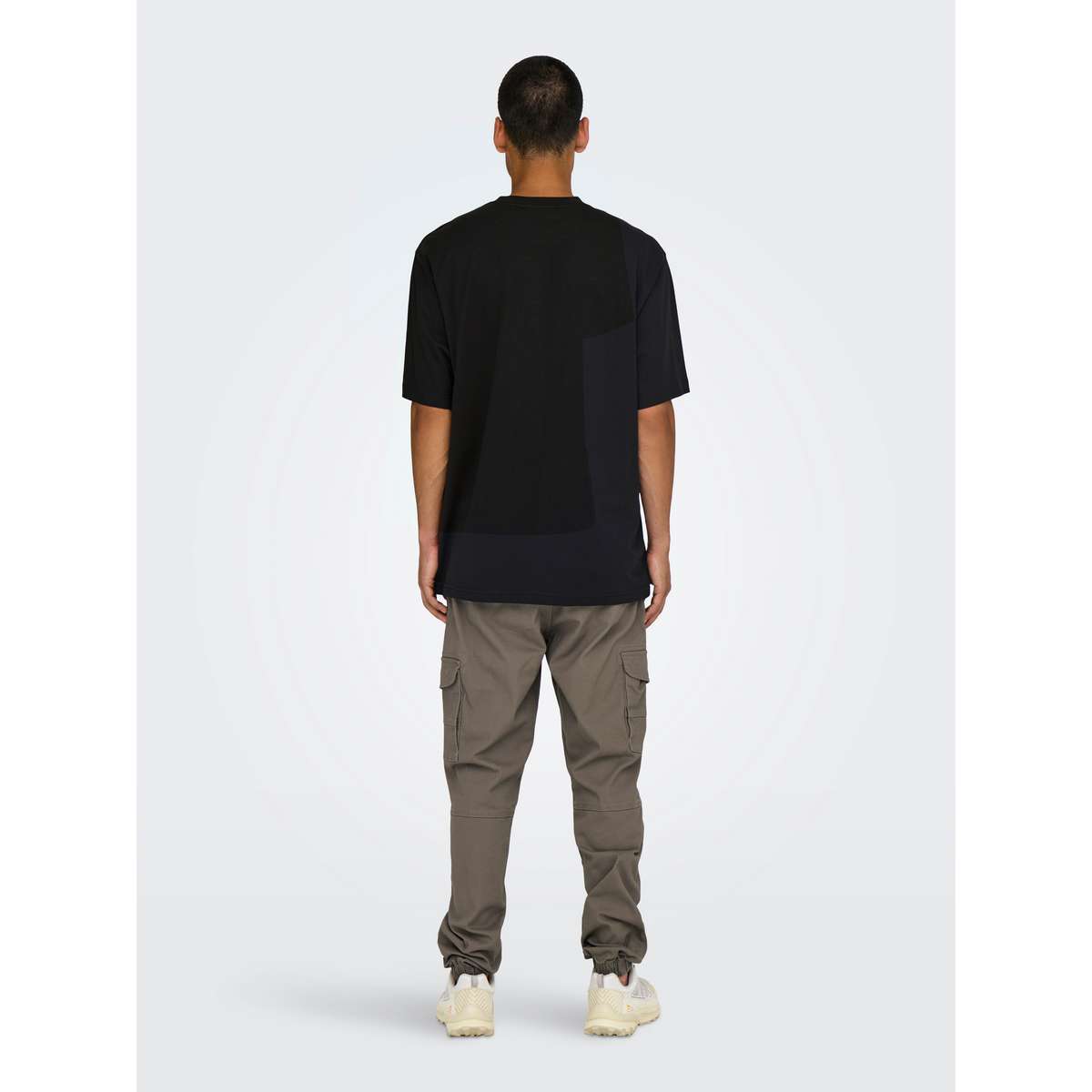 ONLY & SONS MEN΄S RELAXED FIT COTTON T-SHIRT 22030925 BLACK